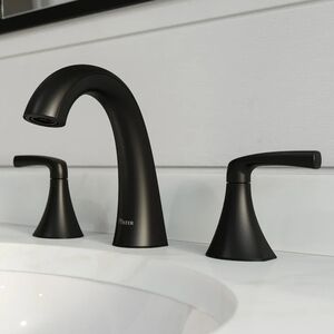 Black Bathroom Faucet Set